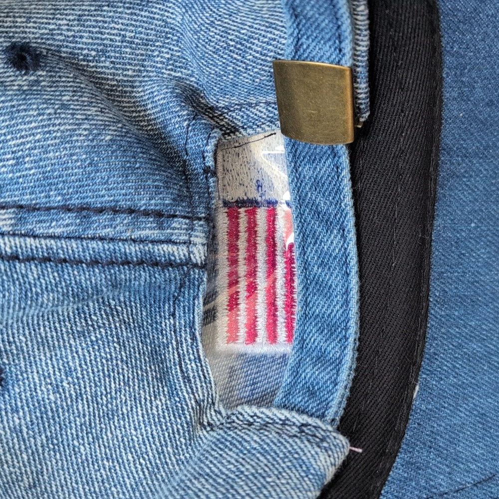 NEW USA Denim Hat With Rips - Picture 7 of 7